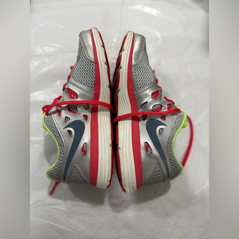 Nike Dual Fusion Running Shoes Silver Red Volt Women’s Size 8 - Picture 10 of 12